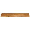 vidaXL Table Top 55.1"x15.7"x1" Live Edge Solid Wood Mango