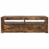 vidaXL TV Cabinet Smoked Oak Engineered Wood Medium TV Cabinet