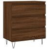 vidaXL Sideboard Brown Oak Engineered Wood 23.6 in x 13.8 in x 27.6 in