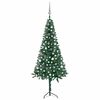 vidaXL Artificial Christmas Tree Green PVC 82.7 in Decorative Inlays