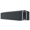 vidaXL Garden Shed Anthracite Galvanized steel Standard Durable