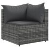 vidaXL Patio Sofa Set Grey