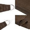 vidaXL Sunshade Sail 1.75 oz/ft&sup2; Brown 6.6x14.8' HDPE