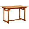 vidaXL Garden Table Solid acacia wood Medium Extendable Garden Table