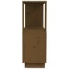 vidaXL Book Cabinet Honey brown Solid pine wood Medium Book Cabinet