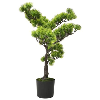 vidaXL Artificial Pinus Bonsai with Pot 23.6" Green