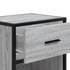 vidaXL Bedside Cabinet Gray Sonoma Engineered wood Medium