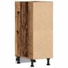 vidaXL Bottom Cabinet Old Wood Engineered Wood Medium Adjustable Feet