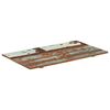 vidaXL Table Top Multicolor Solid reclaimed wood 23.6 x 39.4 in Durable