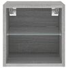 vidaXL TV Wall Cabinet Grey Sonoma Engineered wood