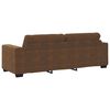 vidaXL Sofa 2 pcs Brown Fabric