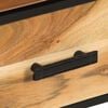 vidaXL TV Cabinet Natural wood, Black