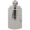 vidaXL Lamp Holder Satin Nickel Aluminum Compact Durable Lamp Holder