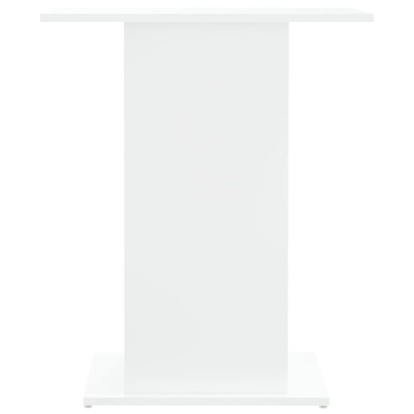 vidaXL Aquarium Stand White Engineered wood 23.8 x 14.2 x 28.5 in