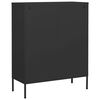 vidaXL Storage Cabinet Anthracite Steel 31.5 x 13.8 x 40.0 in Levelers