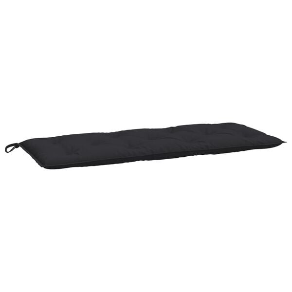 vidaXL Garden Bench Cushion Black Oxford fabric 47.2x19.7x2.8 in