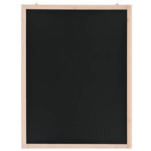 vidaXL Wall-Mounted Blackboard Cedar Wood 23.6x31.5"