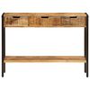 vidaXL Sideboard Brown Solid mango wood, powder-coated steel Medium