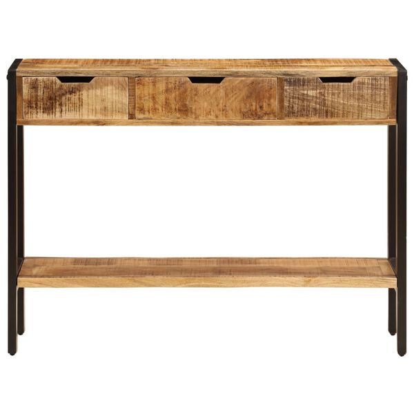 vidaXL Sideboard Brown Solid mango wood, powder-coated steel Medium