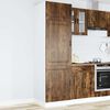 vidaXL Kitchen Cupboard Smoked oak Engineered wood Large Adjustable Feet