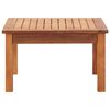 vidaXL Coffee Table Brown Solid Acacia wood 23.6 in Coffee Table