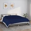 vidaXL Weighted Blanket Blue Cotton 92.5 x 114.2 in