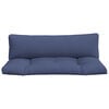 vidaXL Pallet Cushion Set of 2 Navy Blue Oxford fabric (100% polyester)