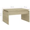 vidaXL Coffee Table Sonoma Oak Engineered wood Medium Durable