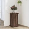 vidaXL Plant Stand Brown Oak Engineered Wood 13 x 13 x 23.6 in Durable