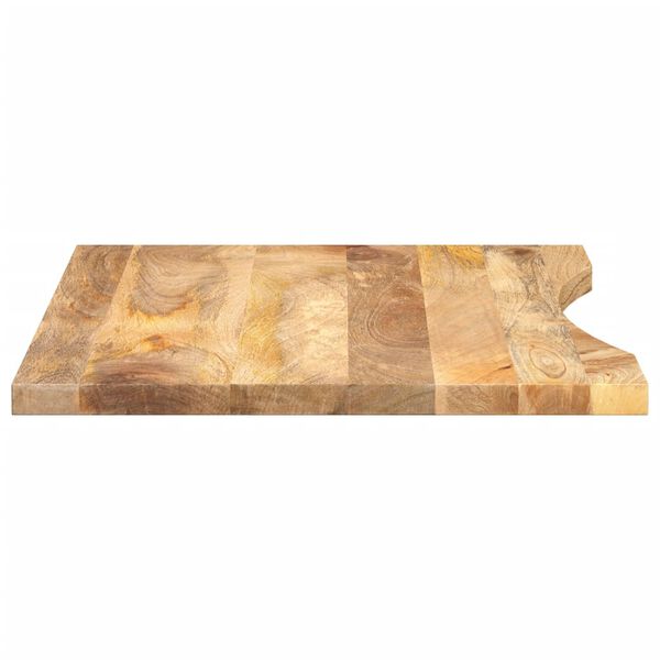 vidaXL Desk Top Solid rough mango wood 39.4x23.6 in Desk Top Rectangular