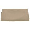 vidaXL Replacement Fabric Taupe 100% polyester 118.1 in diameter