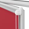 vidaXL Roller Blind Red 100% polyester, Aluminum top rail 35.4x90.6 in