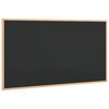vidaXL Chalkboard with Solid Pine Wood Frame Black 39.4x21.7"
