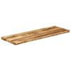 vidaXL Table Top Natural Solid Mango Wood 47.2 x 15.7 in Wood Grain