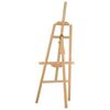 vidaXL Easel Stand 21.1x37.4x50.0" Solid Wood Pine
