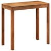 vidaXL Bar Table Honey Solid acacia wood Durable Rectangular