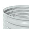 vidaXL Garden Raised Bed Silver Galvanized Steel