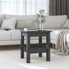 vidaXL Coffee Table Grey Solid pine wood Small Coffee Table Square
