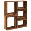 vidaXL Book Cabinet Old wood Engineered wood Medium Book Cabinet