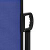 vidaXL Retractable Side Awning Blue