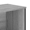 vidaXL Bookcase Grey Sonoma Engineered Wood Medium Bookcase