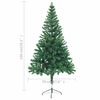 vidaXL Artificial Pre-lit Christmas Tree with Ball Set 59.1" 380 Branches