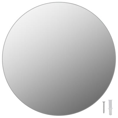 vidaXL Wall Mirror 15.7" Round Glass