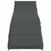 vidaXL Sun Lounger Grey