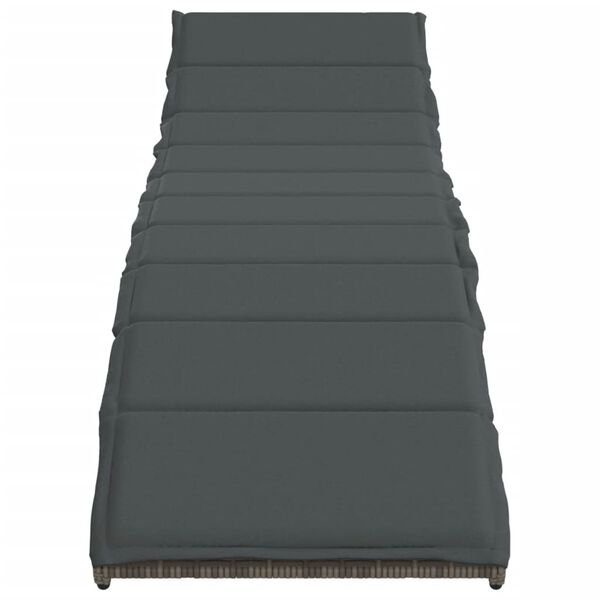vidaXL Sun Lounger Grey