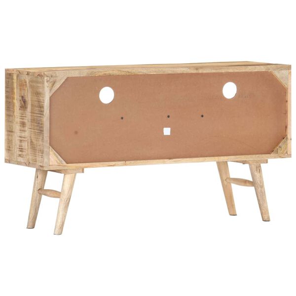 vidaXL TV Cabinet Brown Solid mango wood Medium TV Cabinet Rectangular