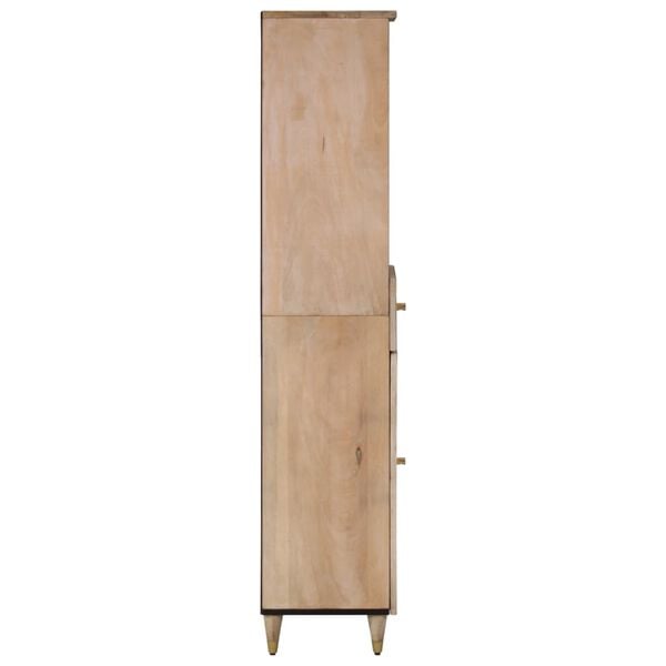 vidaXL Bathroom Cabinet Natural wood Solid mango wood, engineered wood