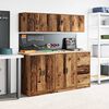 vidaXL Garage Wall Cabinet Old Wood Engineered Wood