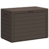 vidaXL Storage Box Brown Polypropylene 30.7 x 17.3 x 21.7 in Storage Box