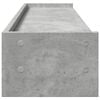 vidaXL Monitor Stand Concrete Grey 39.4x9.4x6.3" Engineered Wood